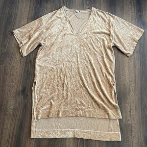 Free People | Gold Tunic Dress